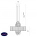 Светильник подвесной хрустальный Divinare TIZIANA 1285/02 SP-6