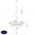 Люстра подвесная Divinare Spiders Invasion 1308/02 SP-6