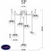 Люстра подвесная Divinare Ragno 1308/02 SP-7