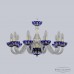 Люстра подвесная хрустальная Bohemia Crystal 1308/10/240 G Cl/Clear-Blue/H-1H