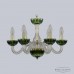 Люстра подвесная хрустальная Bohemia Crystal 1308/6/165 G Cl/Clear-Green/H-1K