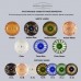 Люстра подвесная хрустальная Bohemia Crystal 1308/8/195 G Am/Amber-Blue/H-1J