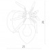 Бра Divinare Spiders Invasion 1309/02 AP-1