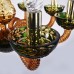 Люстра подвесная хрустальная Bohemia Crystal 1309/8/200 G Am/Amber-Green/H-1J