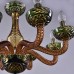 Люстра подвесная хрустальная Bohemia Crystal 1309/8/200 G Am/Amber-Green/H-1J