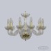 Люстра подвесная хрустальная Bohemia Crystal 1310/10/195 G Cl/Clear/M-1F