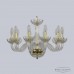 Люстра подвесная хрустальная Bohemia Crystal 1310/10/195 G Cl/Clear/M-1F