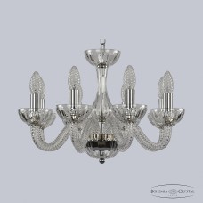 Люстра подвесная хрустальная Bohemia Crystal 1310/8/165 Ni Cl/Clear/M-1H