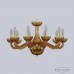 Люстра подвесная хрустальная Bohemia Crystal 1311/10/240 G Am/Amber/M-1F