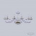 Люстра подвесная хрустальная Bohemia Crystal 1311/12/360 G Cl/Clear/M-1G