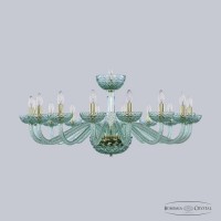 Люстра подвесная хрустальная Bohemia Crystal 1311/16/360 G Bi/Birusa/M-1F