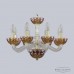 Люстра подвесная хрустальная Bohemia Crystal 1311/8/165 G Cl/Shampan/M-1F