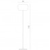 Торшер Divinare BEATA 1317/01 PN-3