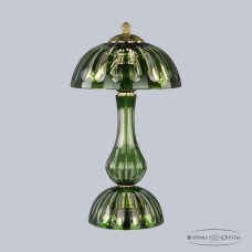 Настольная лампа хрустальная Bohemia Crystal 1370L/3/25 G Clear-Green/H-1H Настольная лампа хрустальная Bohemia Crystal 1370L/3/25 G Clear-Green/H-1H