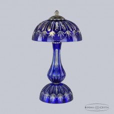 Настольная лампа хрустальная Bohemia Crystal 1370L/3/25 Ni Clear-Blue/H-1I Настольная лампа хрустальная Bohemia Crystal 1370L/3/25 Ni Clear-Blue/H-1I