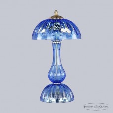 Настольная лампа хрустальная Bohemia Crystal 1371L/3/25 G Aquamarine/M-1H Настольная лампа хрустальная Bohemia Crystal 1371L/3/25 G Aquamarine/M-1H