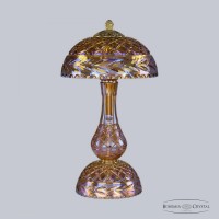 Настольная лампа хрустальная Bohemia Crystal 1371L/3/25 G Shampan/M-1F