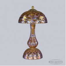 Настольная лампа хрустальная Bohemia Crystal 1371L/3/25 G Shampan/M-1F Настольная лампа хрустальная Bohemia Crystal 1371L/3/25 G Shampan/M-1F
