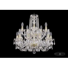 Подвесная люстра Bohemia Crystal Gold 1402/10+5/195/2d/G