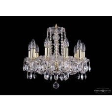 Подвесная люстра хрустальная Bohemia Crystal 1402/10/141/G