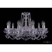 Подвесная люстра хрустальная Bohemia Crystal 1402/10/240/Ni/Balls