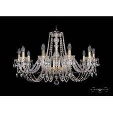 Подвесная люстра Bohemia Crystal Gold 1402/10/300/G