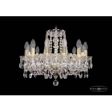 Подвесная люстра Bohemia Crystal Gold 1402/12/160/G