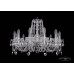 Подвесная люстра Bohemia Crystal Nikel 1402/12/240/Ni