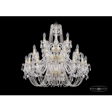 Подвесная люстра Bohemia Crystal Gold 1402/16+8+4/300/3d/G