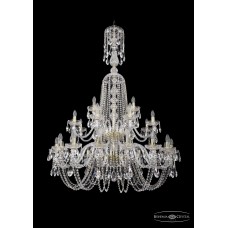 Подвесная люстра Bohemia Crystal Gold 1402/16+8+4/400/XL-160/2d/G