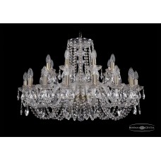 Подвесная люстра Bohemia Crystal Patina 1402/16+8/300/Pa