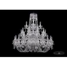 Подвесная люстра Bohemia Crystal Nikel 1402/20+10+5/360/3d/Ni