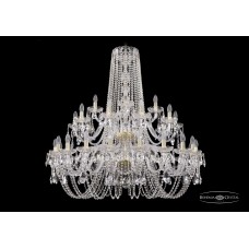 Подвесная люстра Bohemia Crystal Gold 1402/20+10+5/400/2d/G
