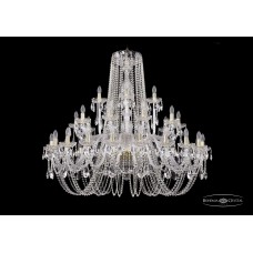 Подвесная люстра Bohemia Crystal Gold 1402/20+10+5/460/G