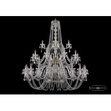 Подвесная люстра Bohemia Crystal Gold 1402/20+10+5/530/3d/G