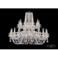 Подвесная люстра Bohemia Crystal Gold 1402/20+10/360/2d/G