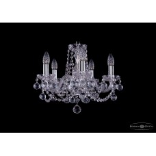 Подвесная люстра хрустальная Bohemia Crystal 1402/5/141/Ni/Balls