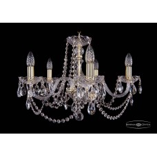 Подвесная люстра хрустальная Bohemia Crystal 1402/5/195/G