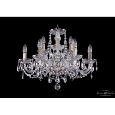 Подвесная люстра хрустальная Bohemia Crystal 1402/6+3/195/Pa Подвесная люстра хрустальная Bohemia Crystal 1402/6+3/195/Pa