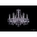 Люстра подвесная Bohemia Crystal 1402 1402/6/160/Ni/Leafs