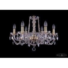 Подвесная люстра хрустальная Bohemia Crystal 1402/6/195/G
