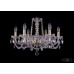 Подвесная люстра хрустальная Bohemia Crystal 1402/6/195/G