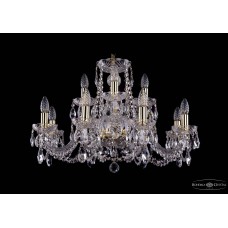 Люстра подвесная Bohemia Crystal 1402 1402/8+4/240/G