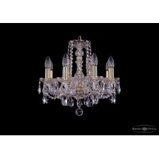 Подвесная люстра хрустальная Bohemia Crystal 1402/8/141/G