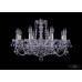 Подвесная люстра хрустальная Bohemia Crystal 1402/8/195/Ni/Balls