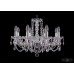 Подвесная люстра хрустальная Bohemia Crystal 1402/8/195/Ni