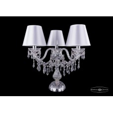 Настольная лампа Bohemia Crystal 1403L/3/141-39/Ni/SH21-160