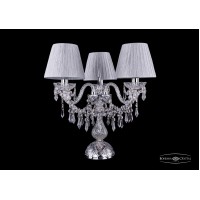 Настольная лампа Bohemia Crystal 1403L/3/141-39/Ni/SH6-160
