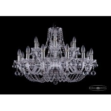 Подвесная люстра Bohemia Crystal Nikel 1406/12+6/300/Ni/Balls