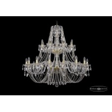 Подвесная люстра Bohemia Crystal Gold 1406/16+8/400-110/2d/G